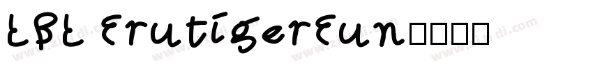 LBL FrutigerFun字体转换